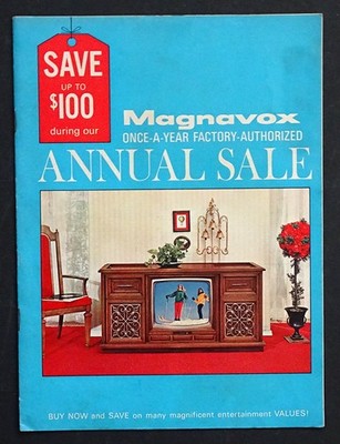 1960's MAGNAVOX Catalog TV Stereo TRANSISTOR RADIO / ST PETERSBURG FLORIDA
