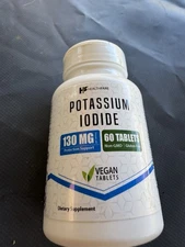 Anti Radiation Potassium + Iodide Tablets, 130mg - 60 capsules adults & children