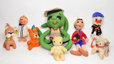 8 Peluche Panno Lenci Epoca Paperino Hanna&Barbera Bubu Disney Pinocchio&Co-0021