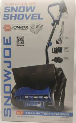 #ad #ad Snow Joe 24V 13quot; Wide Cordless Snow Shovel with Cover 4.0Ah Battery Charger $150.02