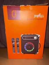 JYX Karaoke Machine JYX-S55-T With Mics Remote Black In Color