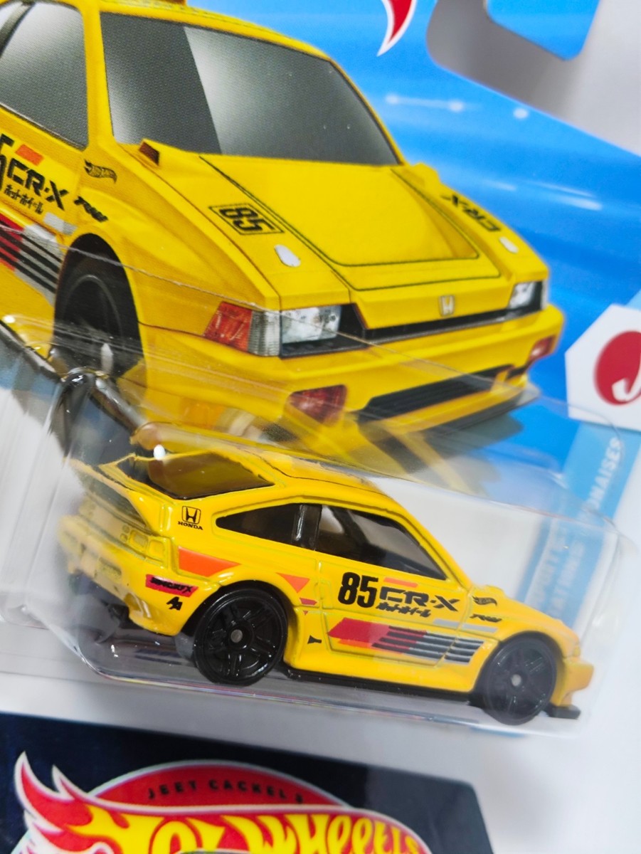 Hot Wheels 2026 NEW Case D 1985 Honda CR-X Yellow SC (Promo