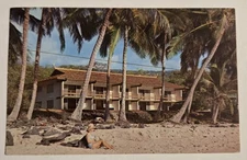 Kona Coast Hawaii HI  Kona White Sands Apartment Hotel Used 1967 Postcard S14