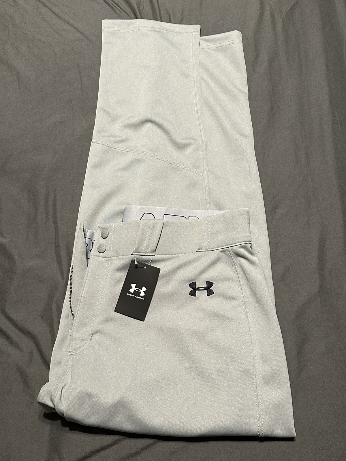 Under Armour Mens Utility Relaxed Baseball Pants Gray Xlarge for sale