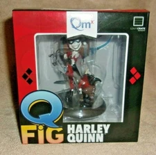 Qmx QFIG LOOT CRATE EXCLUSIVE DC COMICS HARLEY QUINN FIGURINE NEW IN BOX 2016