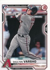 Daulton Varsho 2021 Bowman #81 Diamondbacks RC Rookie Card. rookie card picture