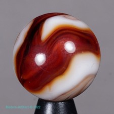 Vtg Marbles: Nice CAC or Alley Christensen Agate BLOODIE Marble 5/8 0.62"