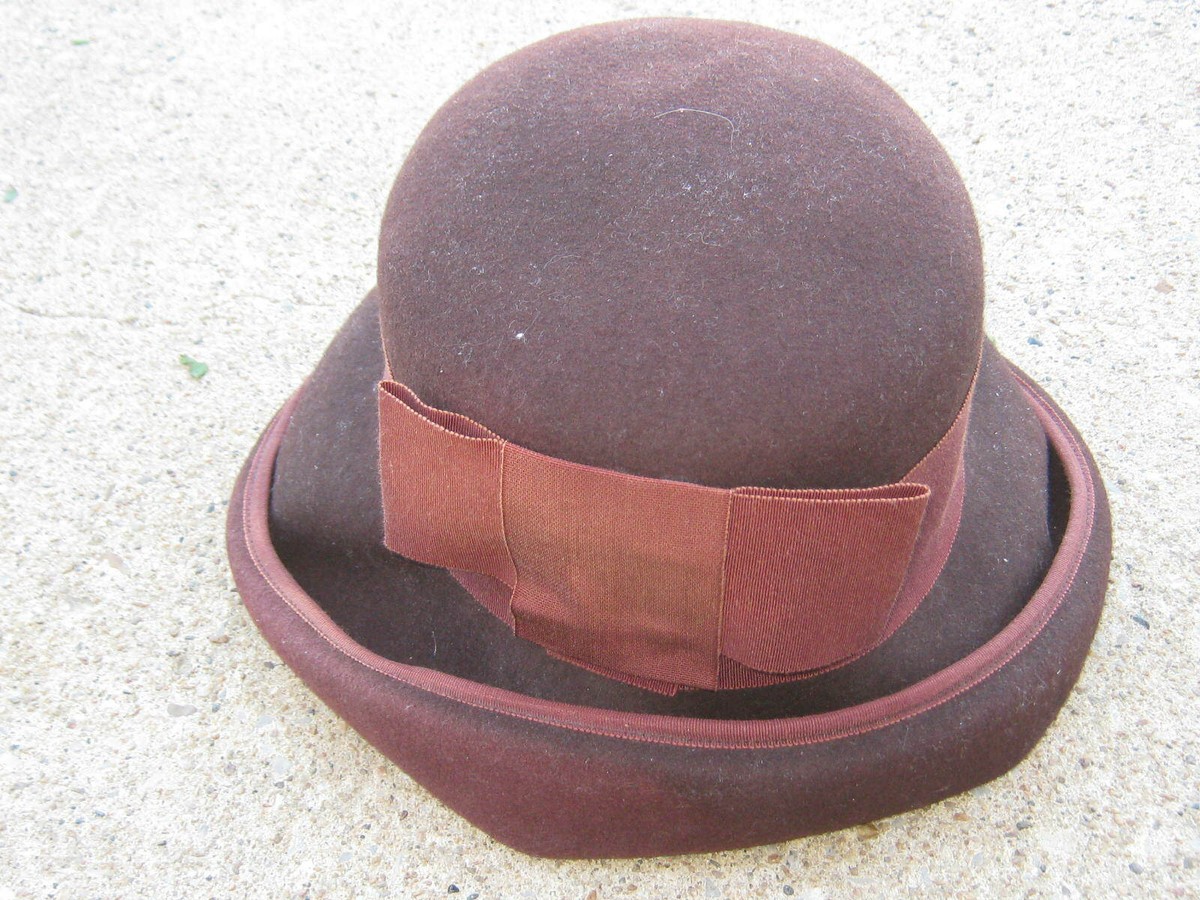 Vintage Michelle (Brown?? Hat Glenover Henry Pollak Fawntra Felt