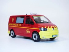 VOLKSWAGEN TRANSPORTER T6 Sapeurs POMPIERS du Var 83 1/43