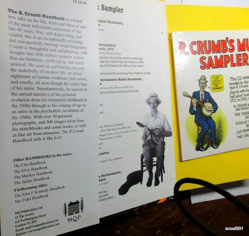 Two R. Crumb Books With CDs The Handbook + New Heroes Blues Jazz Country - Imagen 11 de 14