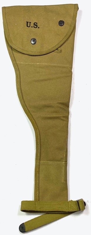  WWII US AIRBORNE PARATROOPER M1A1 CARBINE RIFLE JUMP CARRY SCABBARD CASE-OD#3