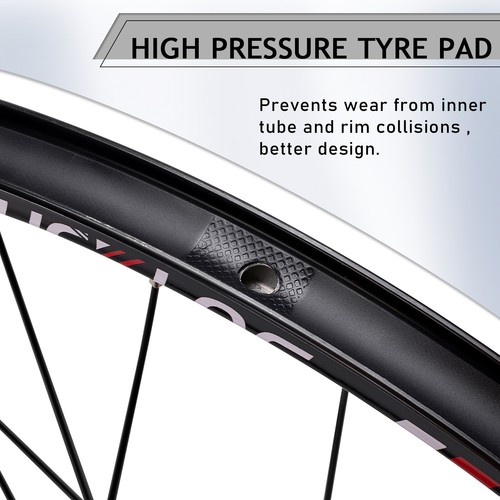 Mountain Bike Wheels Set Disc Brake 26/27.5/29 in MTB Bicycle Clincher Rim 8-10S - Picture 3 of 14