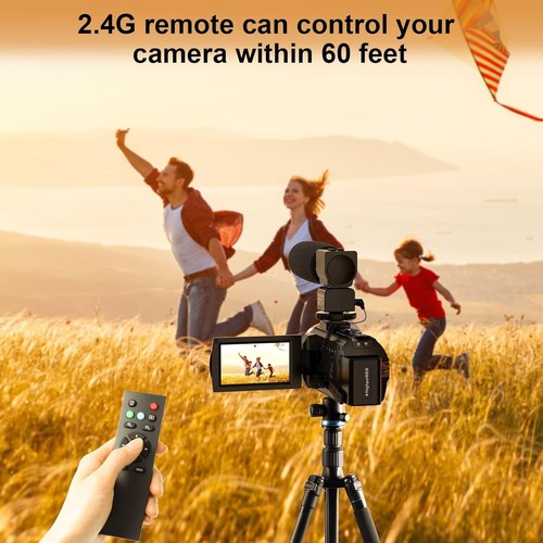 Video Camera Camcorder for Youtube Digital Vlogging Camera Fhd 1080P 30Fps 24Mp - Picture 7 of 7