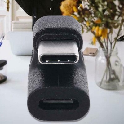 180 Degree Right Angle USB 3.1 Type C Male To Female Usb-C Converter H2B8 G8Q6