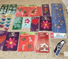 36pcs/lot Assorted Iron-on Or Sew-on Embroidered Motif Appliques  Transfers