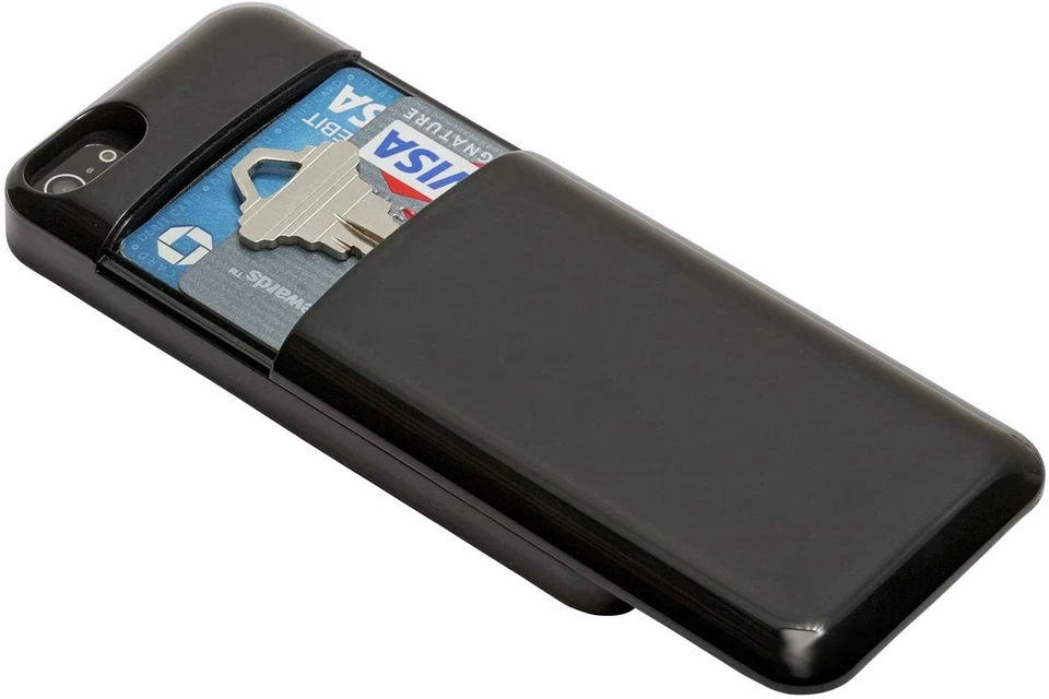 Estuche de almacenamiento de tarjetas de crédito Aduro U-STASH para Apple iPhone 5 embalaje al por menor Foto 3 de 4