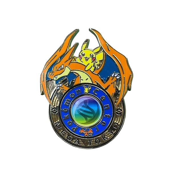 Pokémon Cartoon Metal Badge Anime Figures Pikachu Charizard Mega X Y  Fashion Jewelry Accessories Brooches Toys Enamel Lapel Pins