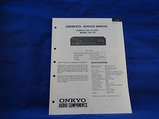 Onkyo DX-704 Compact Disc Player Service Manual