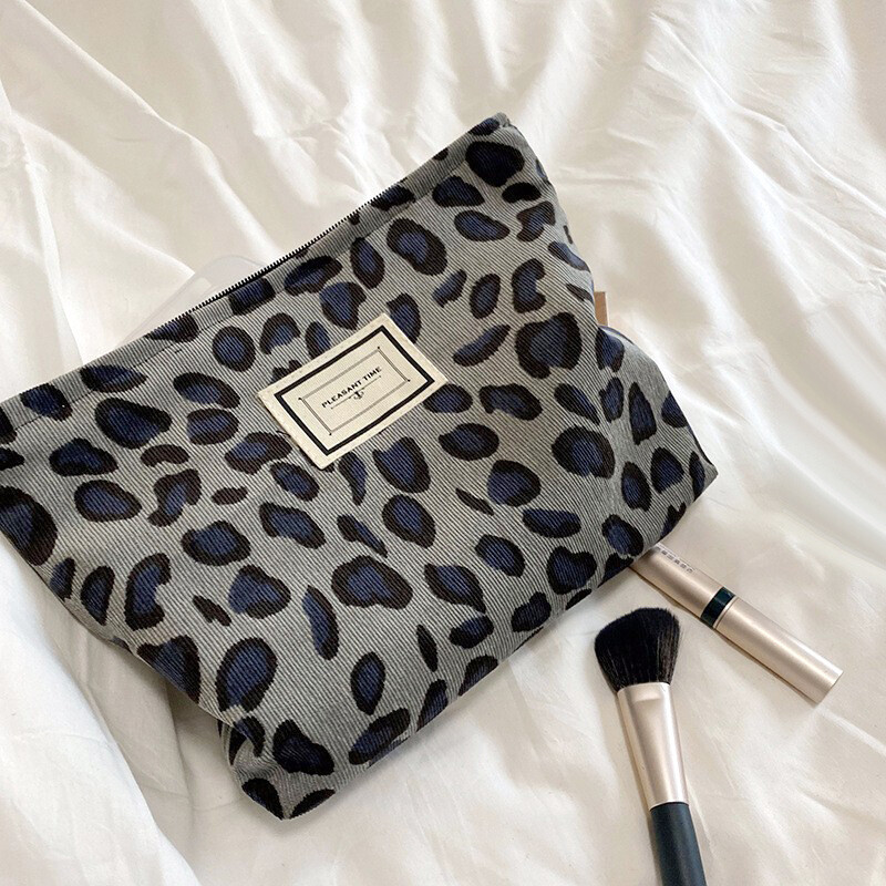 Large Embroidered Makeup Bag for Women - Travel Cosmetic & Toiletry Organizer-image