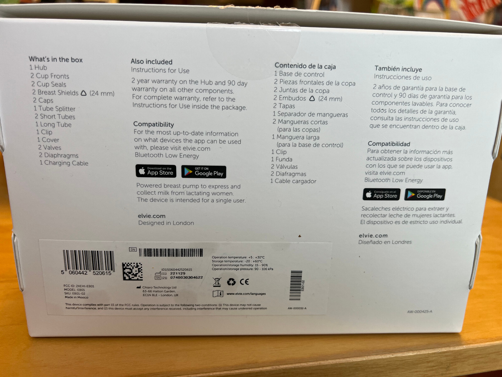 Elvie Stride Double Breast Pump HospitalGrade HandsFree Wearable