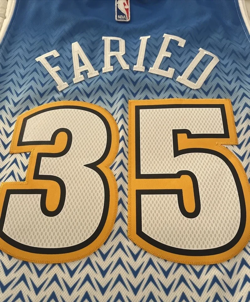 Denver Nuggets Kenneth Faried Jersey Adult Small - Image 3 of 4