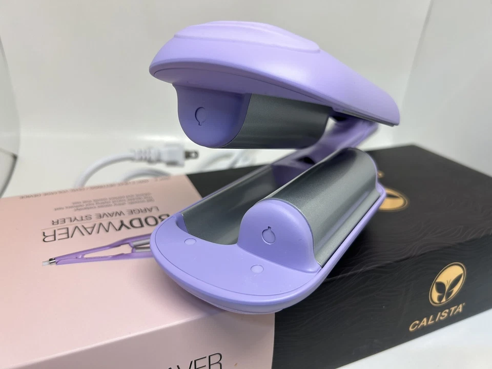Calista Bodywaver Body Waver Styler Iron Large Wave Lavender Purple RARE READ - Image 4 of 4