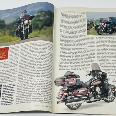 1995 Cycle World Magazine Motorcycle Harley Davidson VR1000