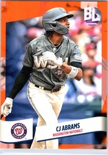 2024 Big League Base Common Electric Orange # 149 CJ Abrams