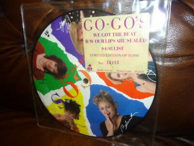 Go Go's, We Got The Beat, USA Limited Edition Picture Disc No 12485 7'' 1982