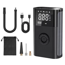 carsun Tire Inflator Portable Air Compressor150 PSI Cordless Air Pump with Ti...