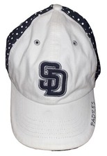 San Diego Padres YOUTH ADJUSTABLE MLB Baseball Cap Hat 47 Brand Blue Polka Dot