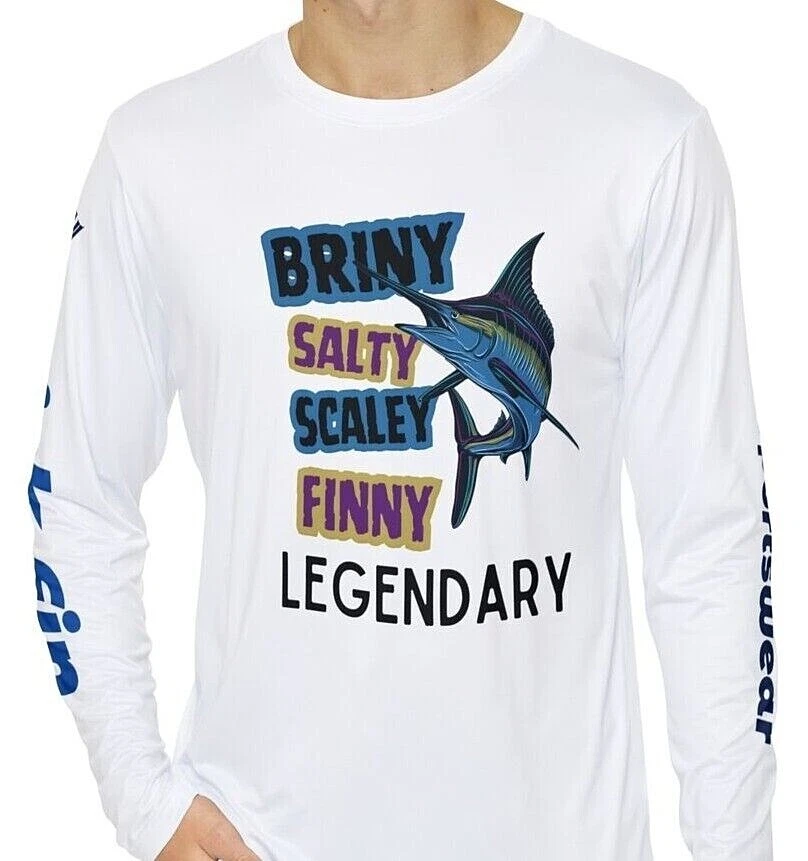 Kick Fin Sportswear Lightweight Moisture Wicking Long Sleeve Fishing T-Shirt