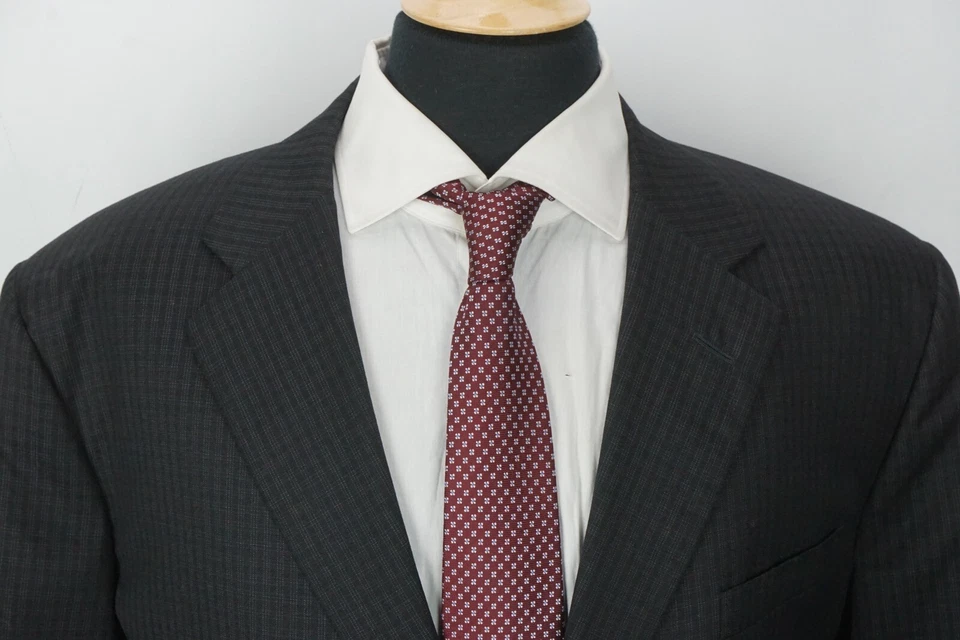 Ralph Lauren фиолетовый ярлык RLPL Doug шерсти черный клетку 2 ПК костюм куртка брюки 49XL - Изображение 2 из 4