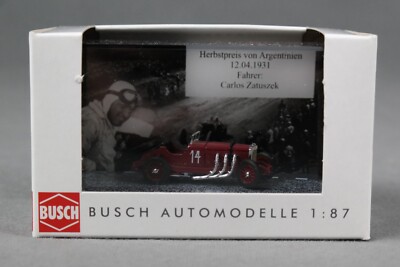 BUSCH 48309 H0,1:87 Mercedes-Benz SSK 1931 Herbstpreis Agentinien NEUWARE!