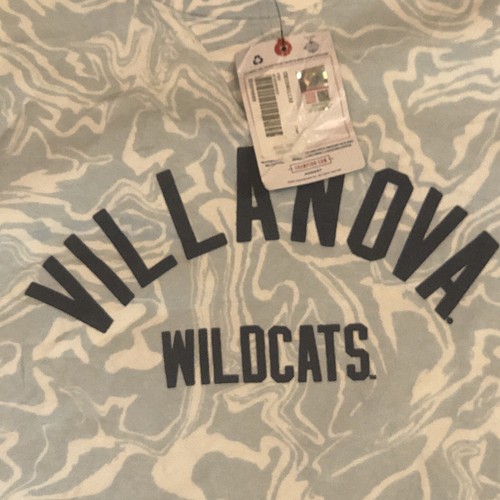 NUEVO CON ETIQUETAS Villanova Wildcats Nova Nation Sudadera Azul Tie Die Cuello Redondo Para Hombres Pequeña - Imagen 2 de 8