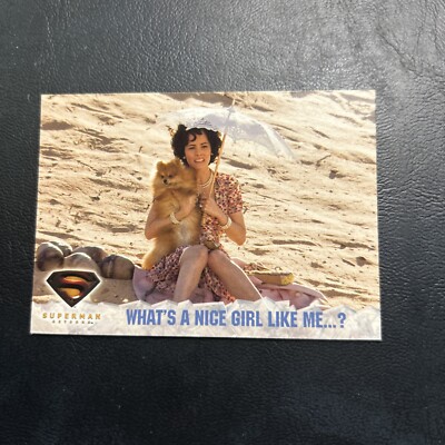 Jb2d Superman Returns 2006 Topps #67 Kitty Kowalski Parker Posey Dog