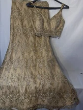 B Darlin Two Piece Sequin Dress Size 9/10