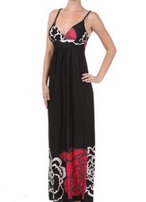 Fashion 123  women's maxi sun dress fit and flare size Medium