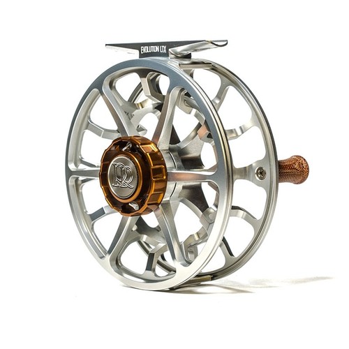 NEW-2018-ROSS-EVOLUTION-LTX-3-4-FLY-REEL-PLATINUM-SILVER-MADE-IN-USA-IN-STOCK