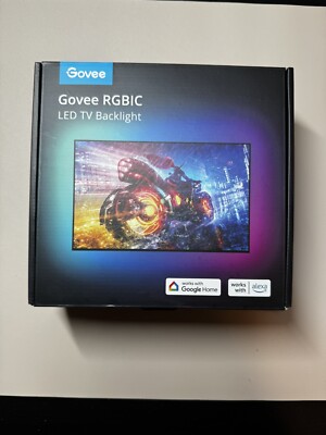 Govee RGBIC LED TV Backlight H6168 12VDC 1.5A 18W Modern Indoor WI-FI  Bluetooth