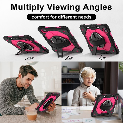 Shockproof Stand Case Cover For iPad 10.9 10th Pro 11 13 2024 10.2" 8 7 6 Air 6 - Picture 59 of 118