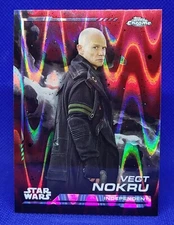 2024 Topps Chrome Star Wars Vect Nokru Red Wave Refractor #75