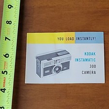 KODAK INSTAMATIC 300 CAMERA MANUAL RARE OLD VINTAGE 2