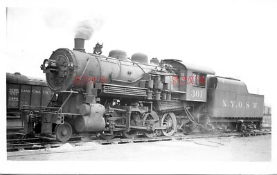 25B456 RPPC 1937/50s NYO&W ONTARIO & WESTERN RAILROAD 280 LOCO