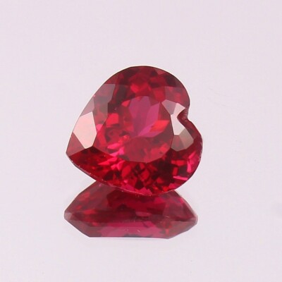 9.54 Ct Natural BURMA Heart Shape Pigeon Blood Ruby High Jewelry Making Gemstone