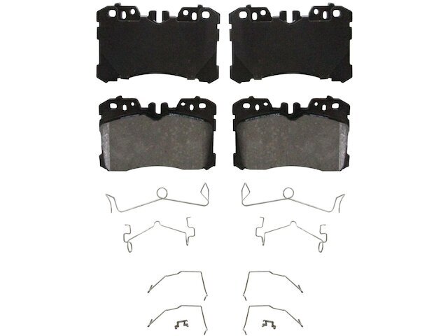 Detroit Axle Front Brake Pads for Lexus LS460 2007-2017 17HVMD Set