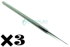 3 Pcs Davis Root Tip Pick # 1 Dental 6.2" Octagon Handle Surgical Instruments