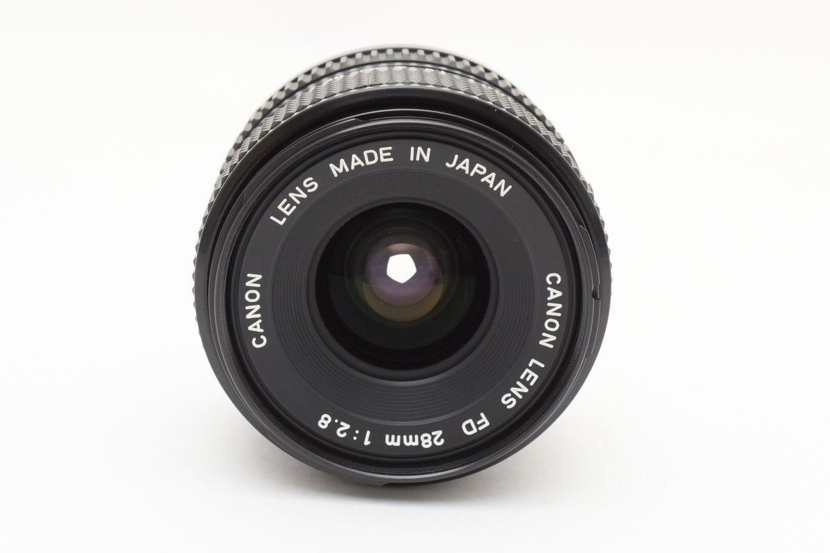 美品 CANON LENS FD 28mm F2.8 マニュアル レンズ Canon FD 28mm F/2.8 FD Lens for sale online | eBay