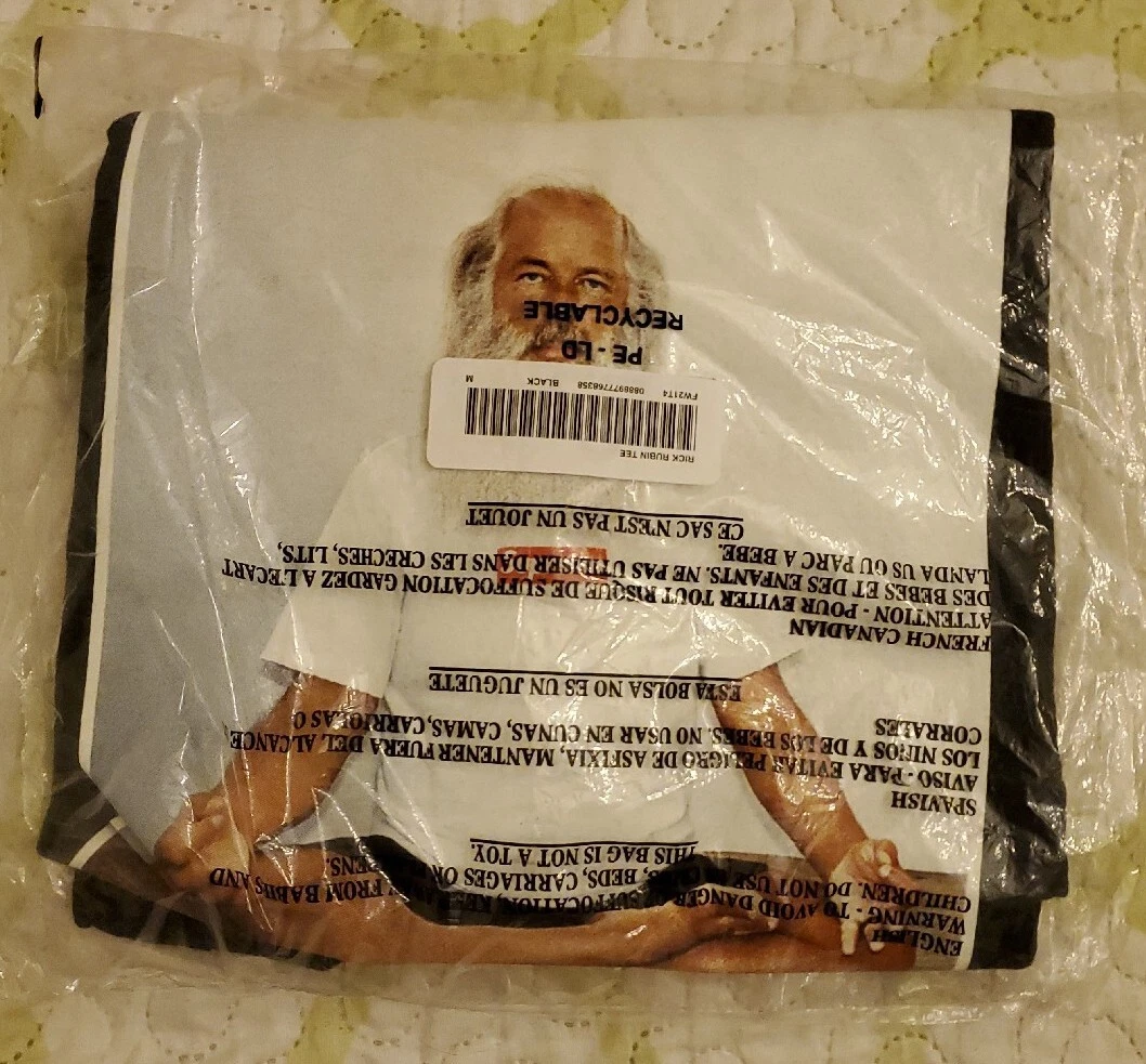 T shirt Supreme Rick Rubin noir taille Med automne/hiver 2021