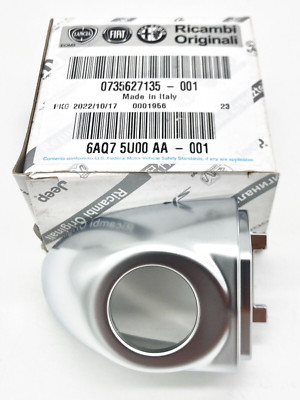 【新品タグ付き】Mitre社製 10オルテガ FIAT サイズL Fiat 500X Drivers Side Door Handle Outer Cap Satin Silver